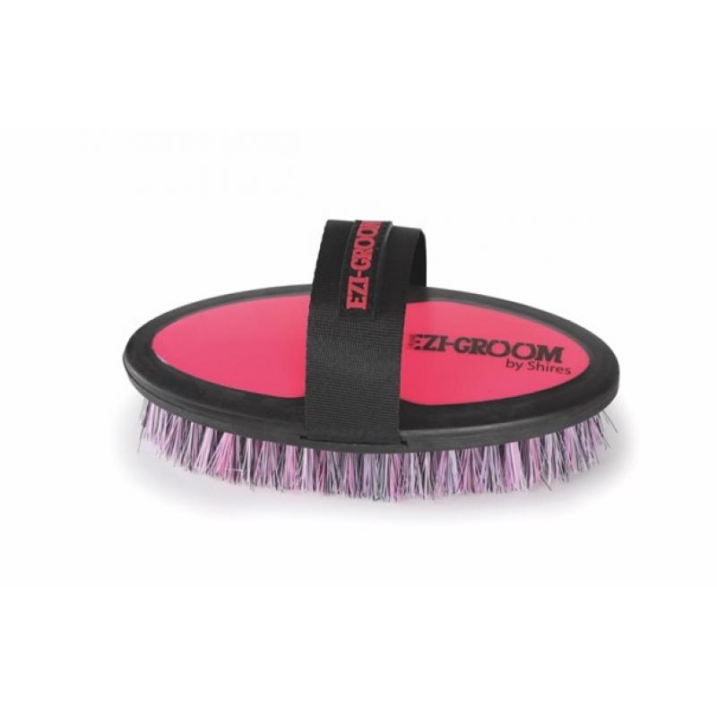 Shires EZI-GROOM Body Brush Ryktborste – Rosa 