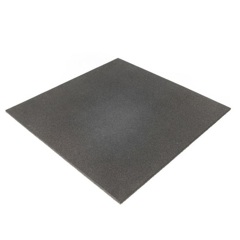 Thor Fitness Helsvart Gummigolv Raka Kanter, Gymgolv