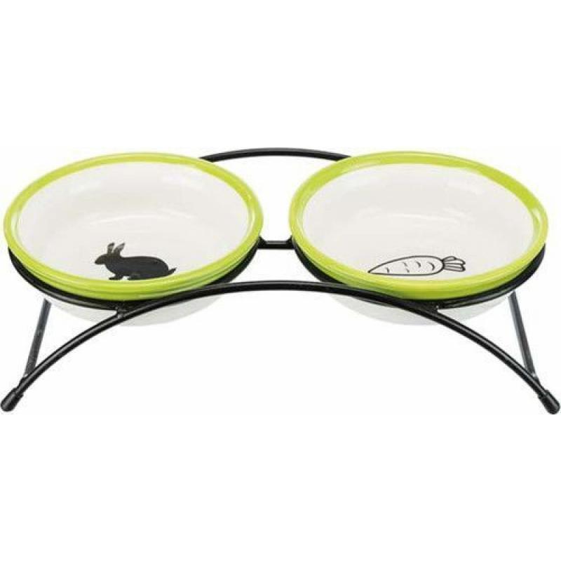 Trixie Matbar med Kaninskålar