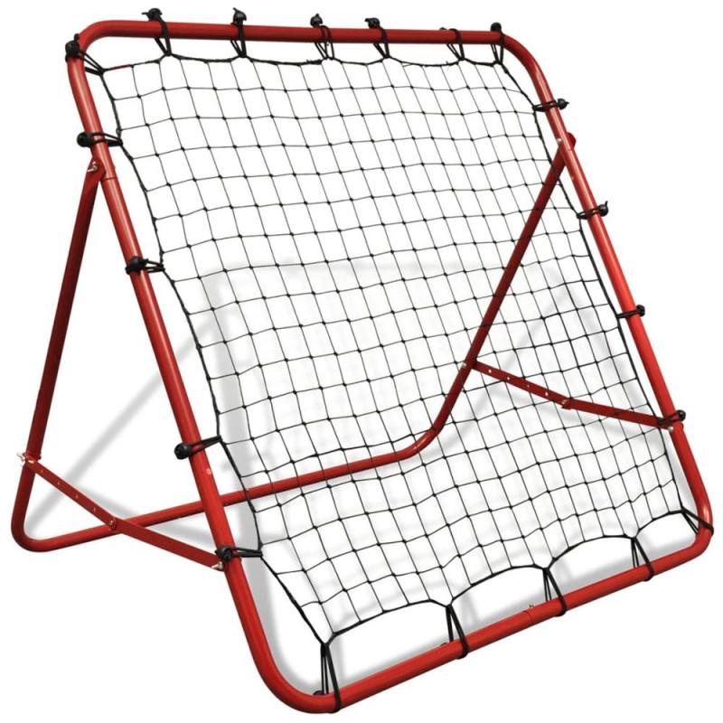 vidaXL Justerbart fotbollsmål Kickback Rebounder 100 x