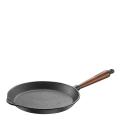Traditional Stekpanna Med Trähandtag 28 Cm