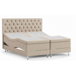 Julia Ställbar Säng med Knappgavel