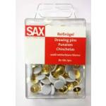 Häftstift i plastask vita