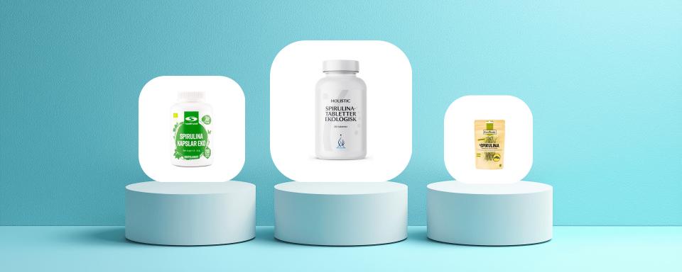 Så valde vi ut de bästa spirulinatabletterna