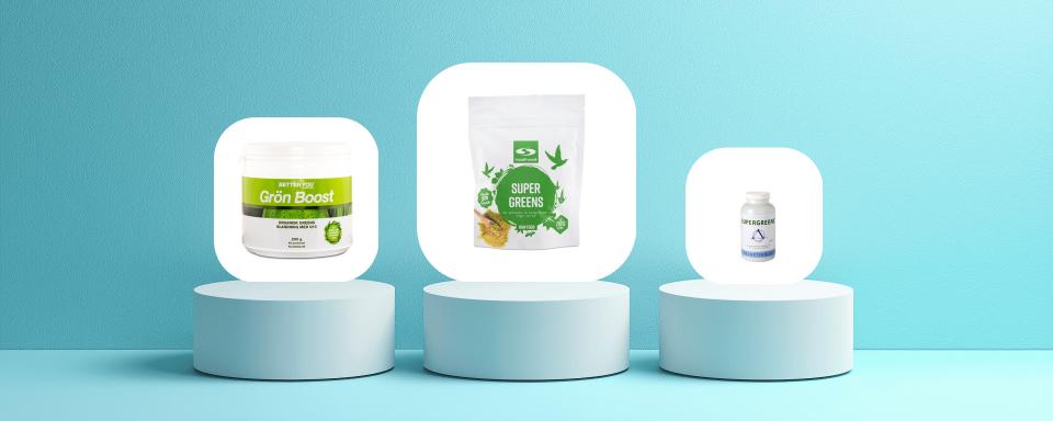 Så valde vi ut de bästa supergreens kosttillskotten